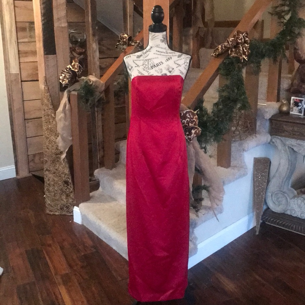Strapless Evening Gown